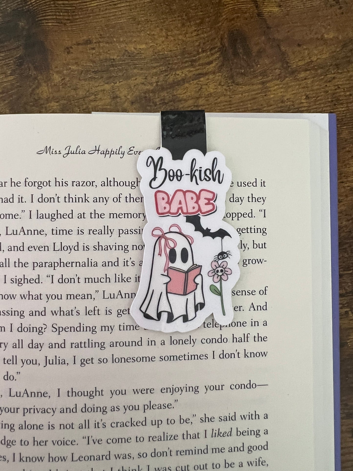 Boo-kish Babe Magnetic Bookmark