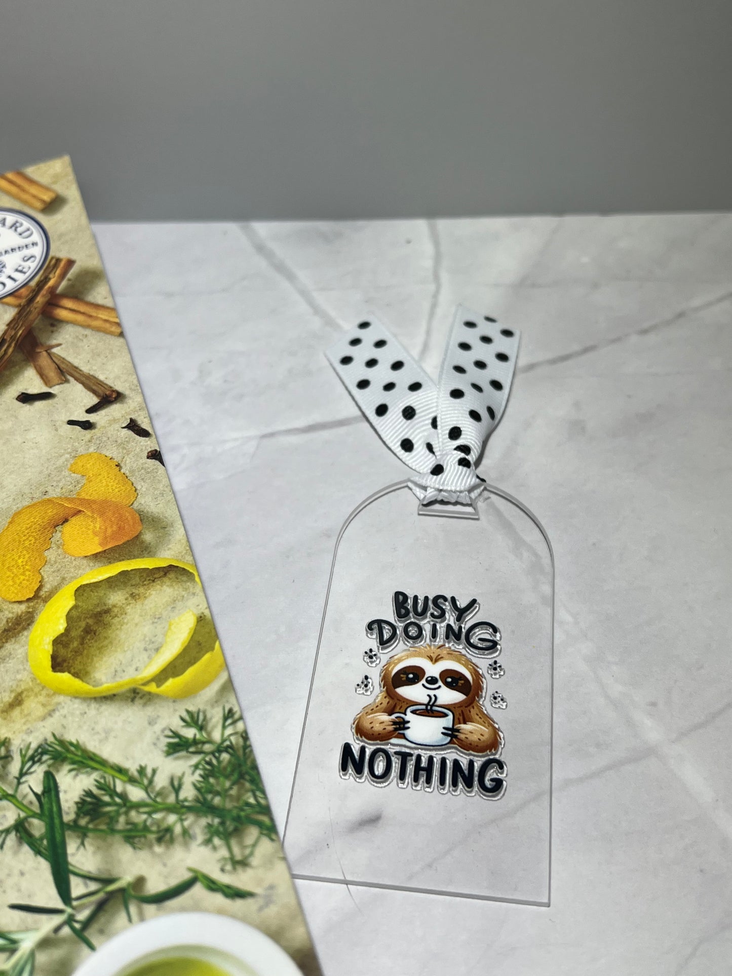 Acrylic Bookmarks with Ribbon
