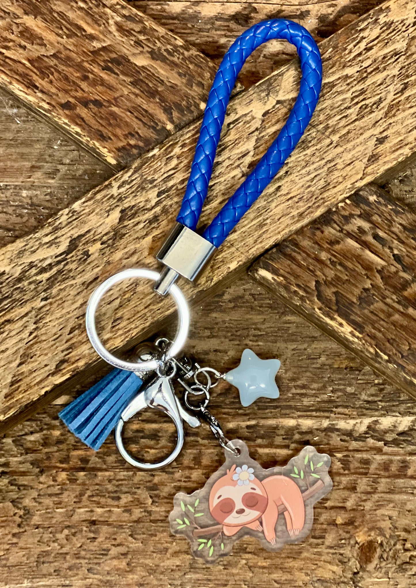 Sleepy the Sloth Acrylic Key Chain