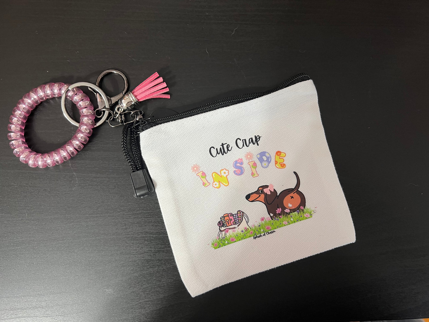 Bean the Weenie Dog Coin Purse