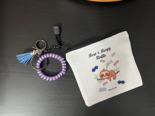 Sleepy Sloth Coin Purse