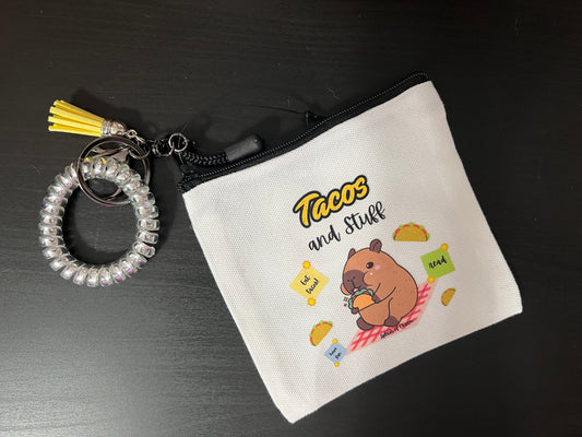 Taco the Capybara Coin Purse