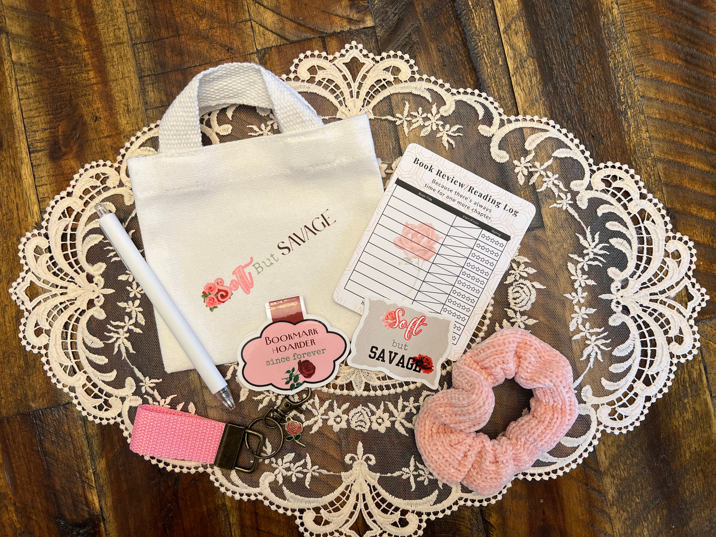 Soft but Savage Bookish Micro-tote