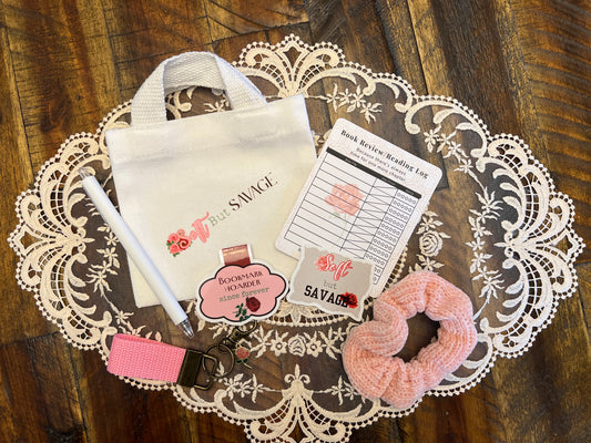 Soft but Savage Bookish Micro-tote