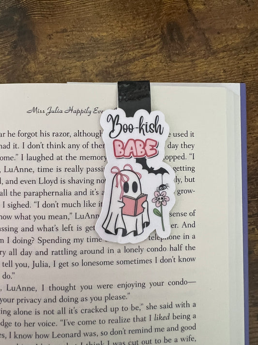 Boo-kish Babe Magnetic Bookmark