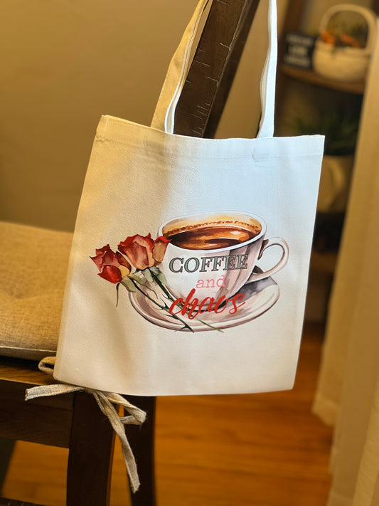 Coffee and Chaos Tote