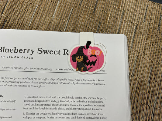 Halloween Inspired Magnetic Bookmarks