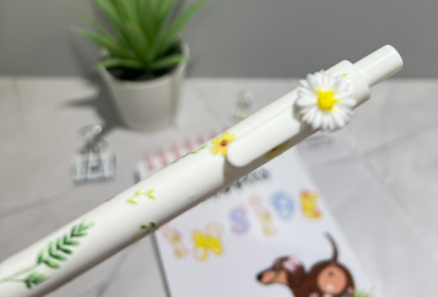 Gel Pen with Charm
