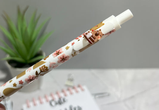 Gel Pen with Charm