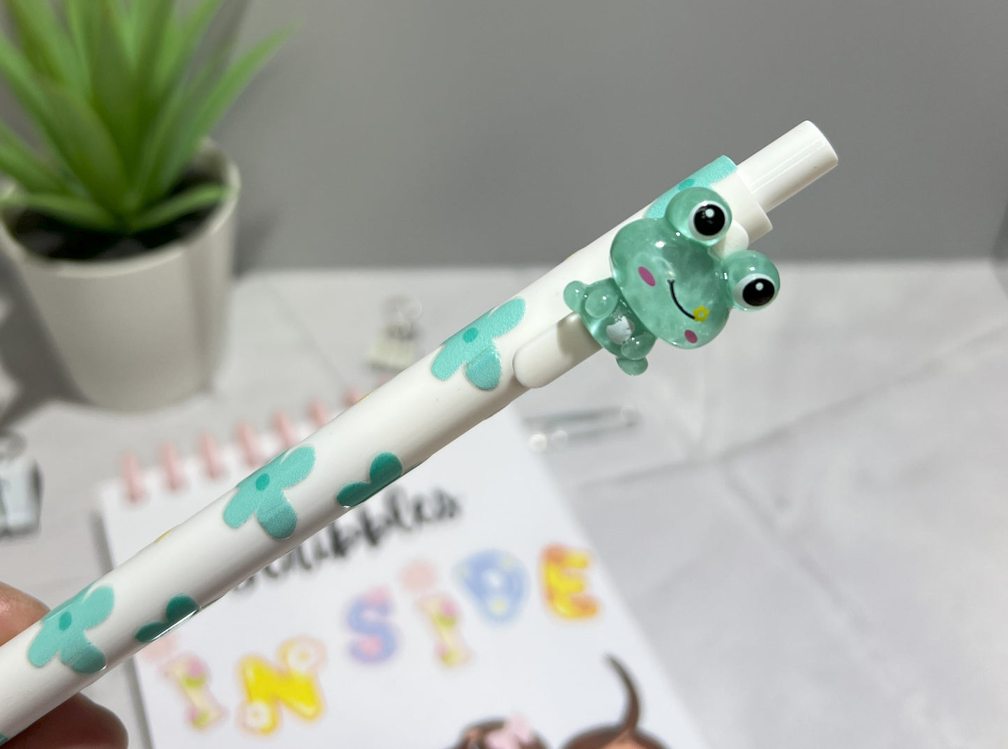 Gel Pen with Charm