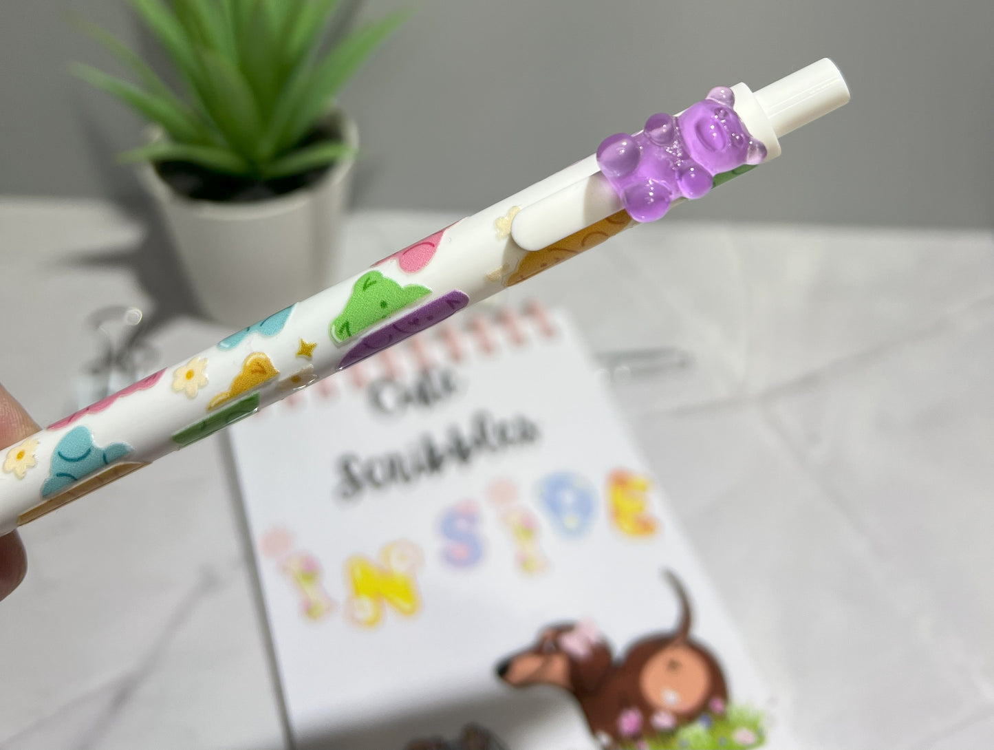 Gel Pen with Charm