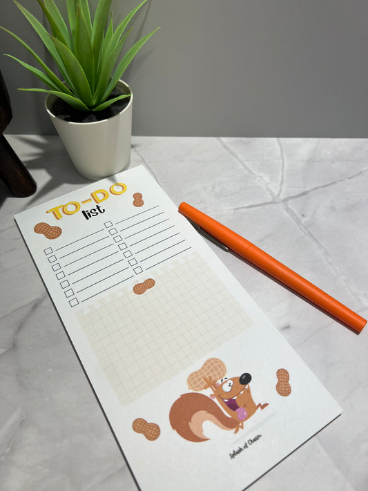 Nutz the Squirrel To-Do List