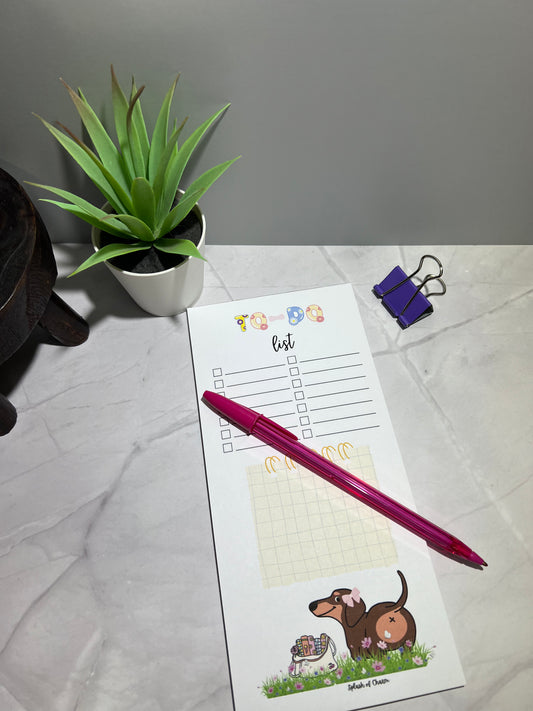 Bean the Weenie Dog To-Do List