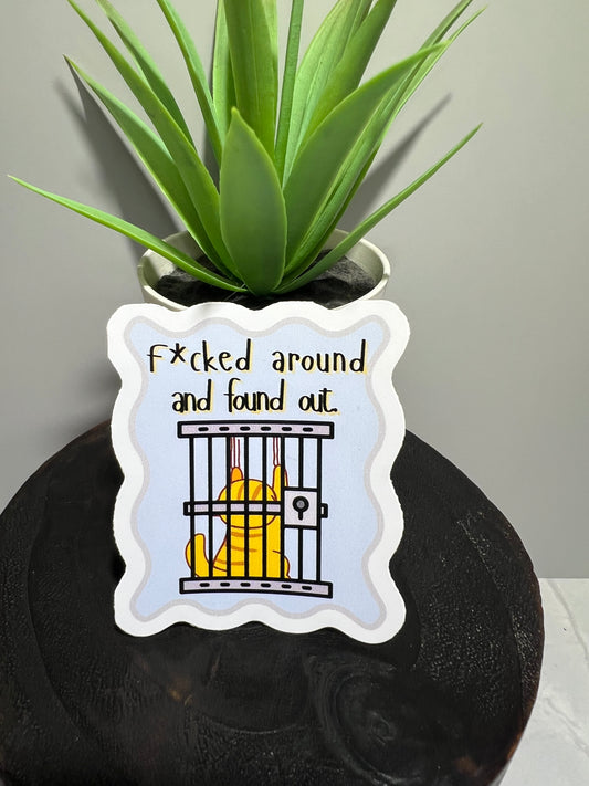 Bad Kitty Sticker