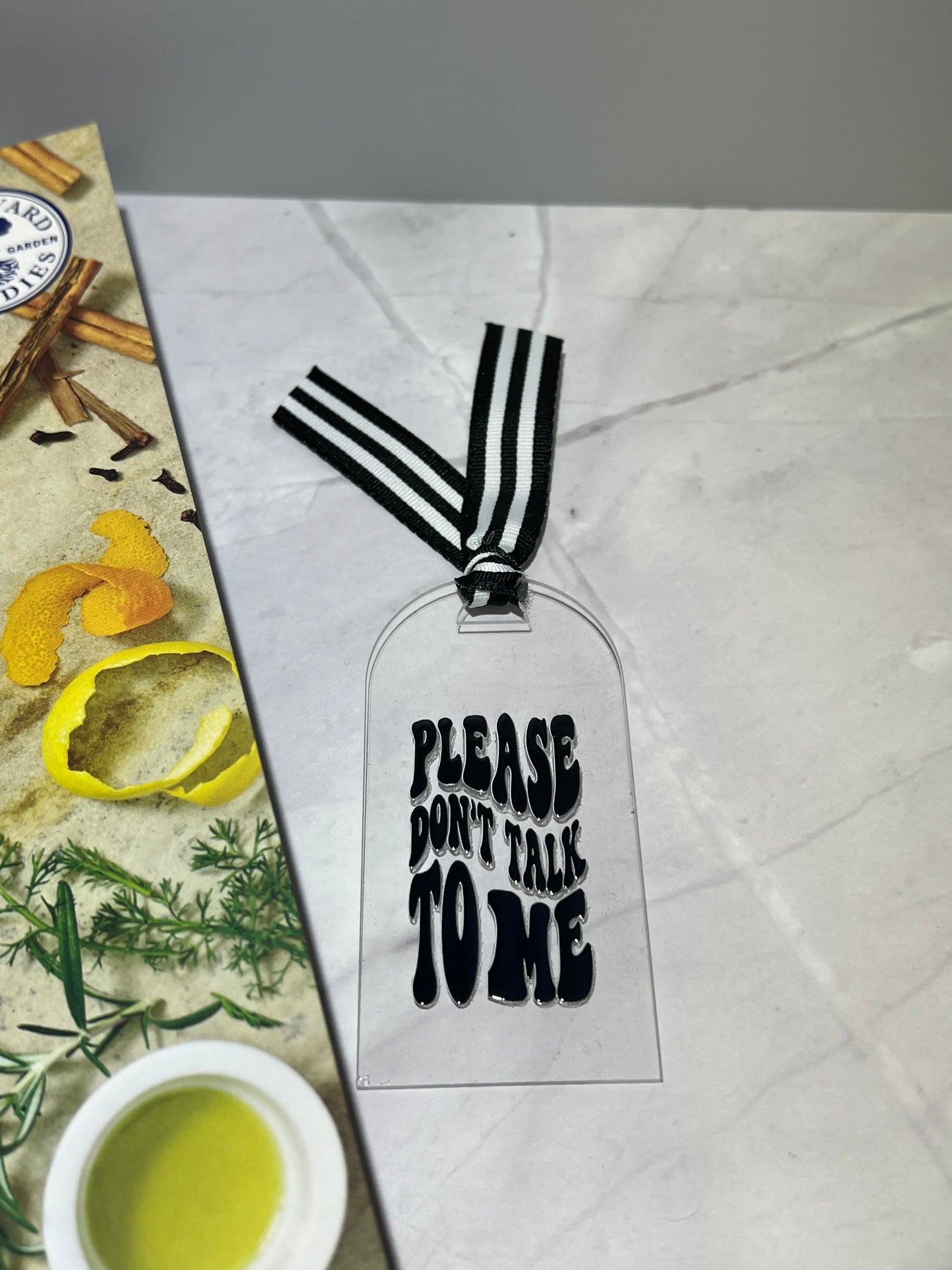 Acrylic Bookmarks with Ribbon