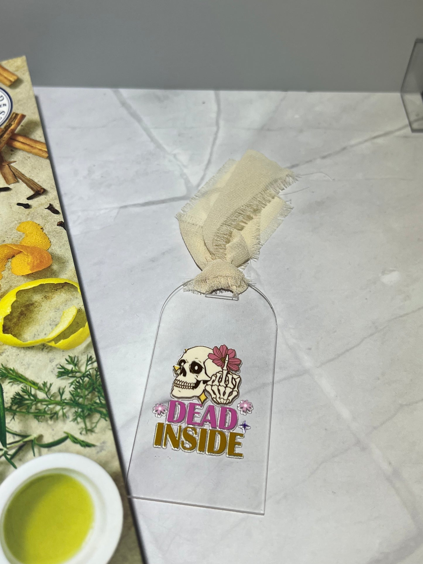 Acrylic Bookmarks with Ribbon