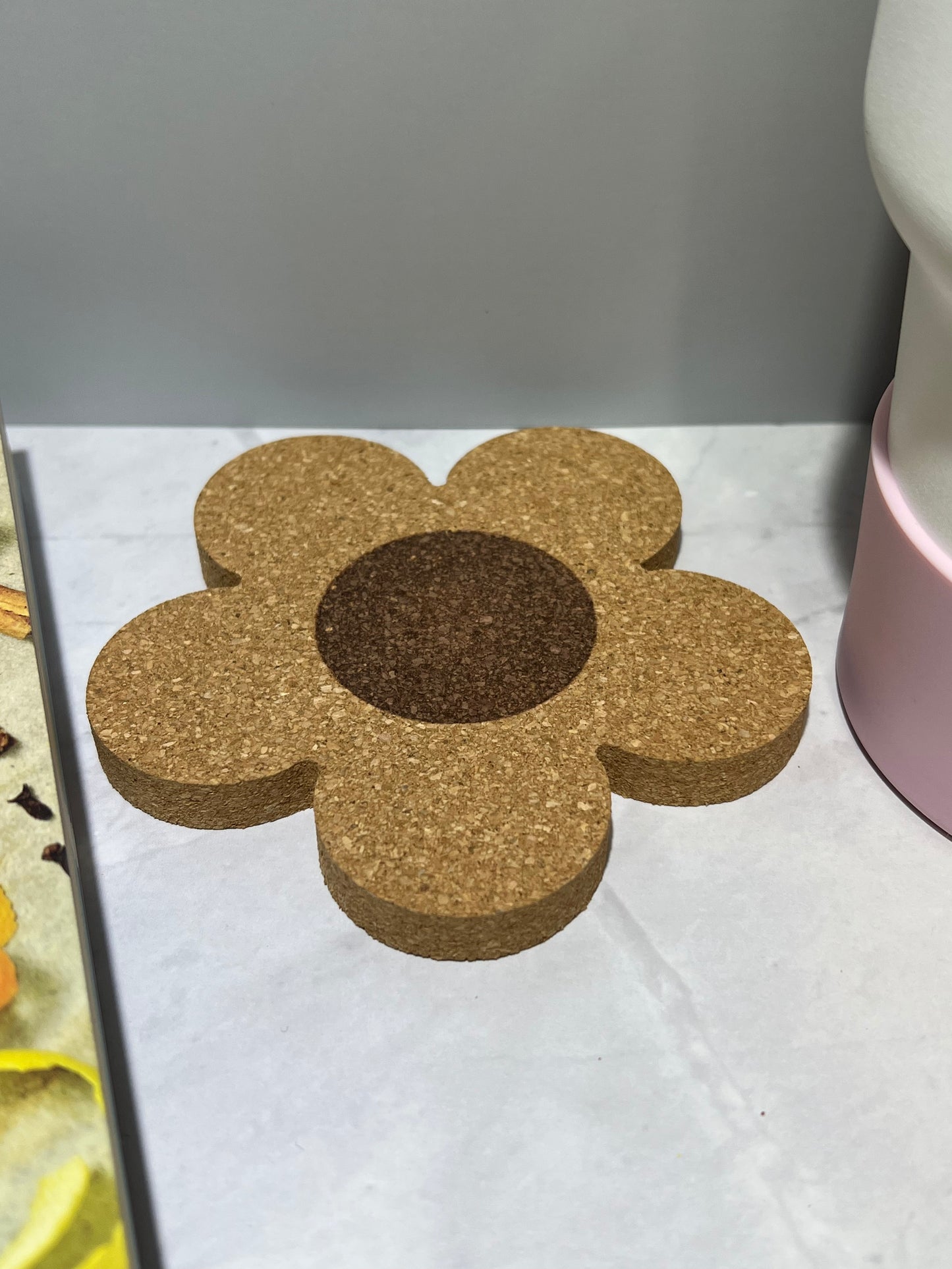 Flower Cork Coaster
