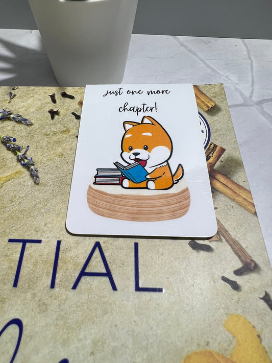 Just One More Chapter Magnetic Bookmark