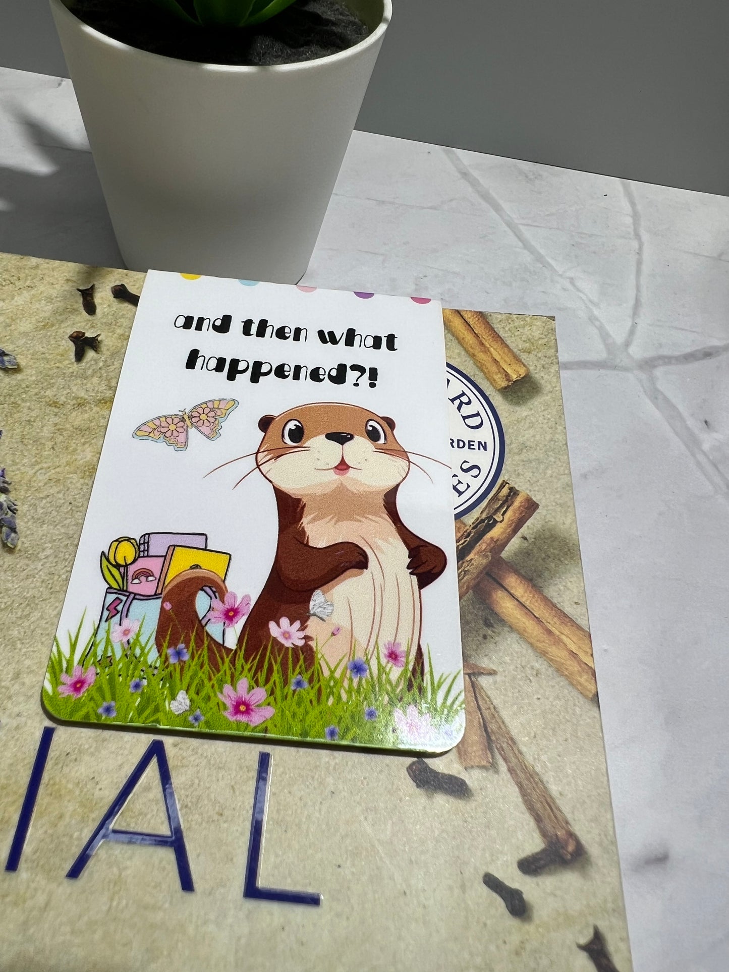 And Then What Happened? Magnetic Bookmark