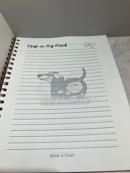 Bean the Weenie Dog Spiral Notebook