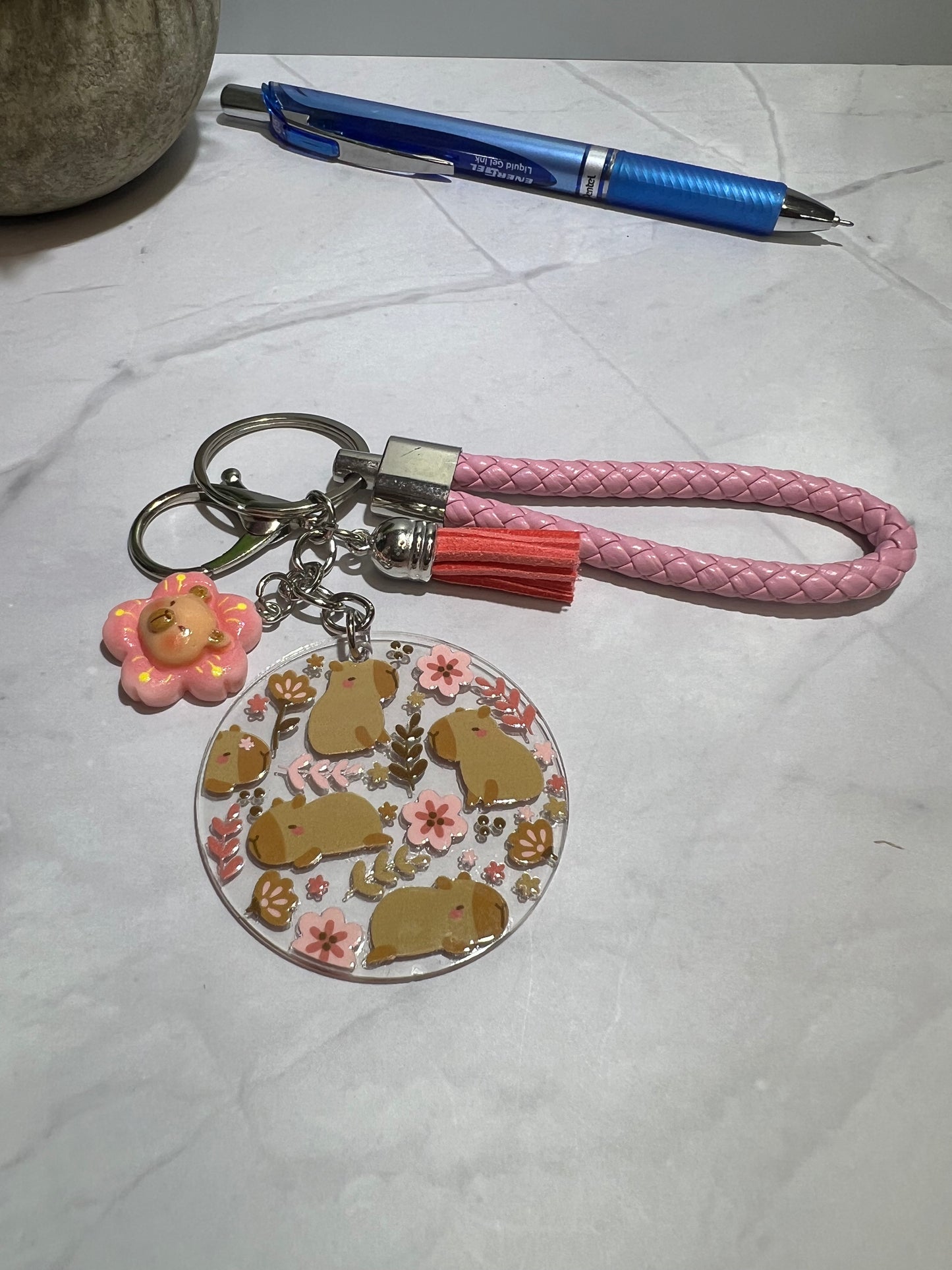 Round Acrylic Keychains