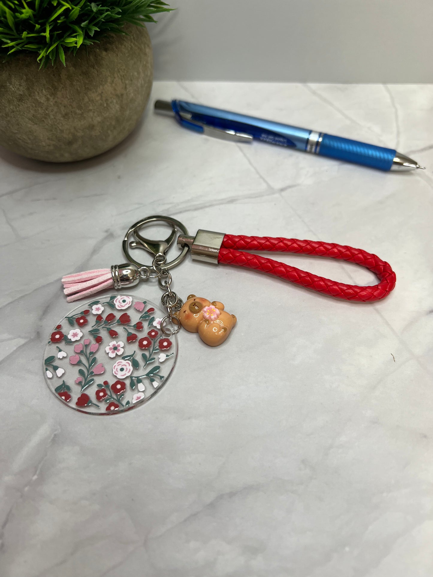 Round Acrylic Keychains