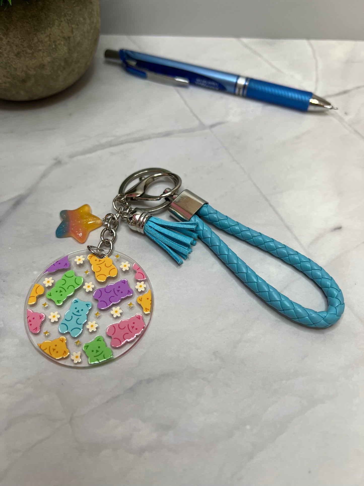 Round Acrylic Keychains