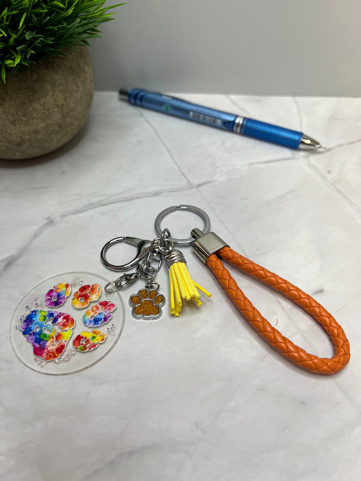 Round Acrylic Keychains
