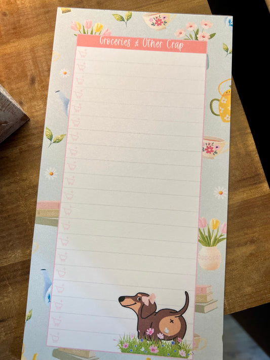 8X4 Grocery Lists