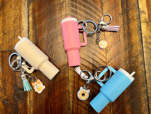 Mini Tumbler Keychain/Purse Charm