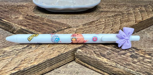 Taco the Capybara Gel Pen w/Charm