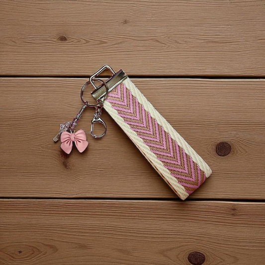 Wristlet Keychains with Charm