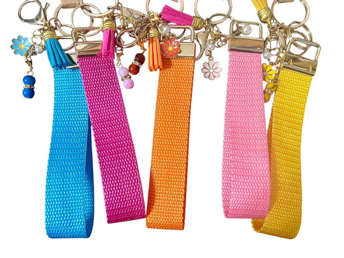 Webbing Wristlet Keychain